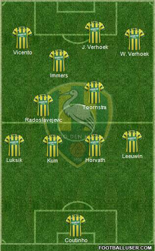 ADO Den Haag Formation 2011