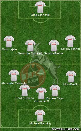 1.FC Köln Formation 2011