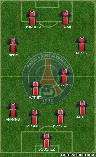 Paris Saint-Germain Formation 2011