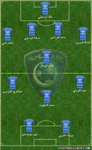 Al-Hilal (KSA) Formation 2011