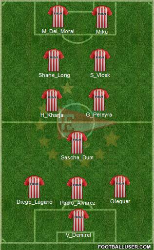 Estudiantes de La Plata Formation 2011
