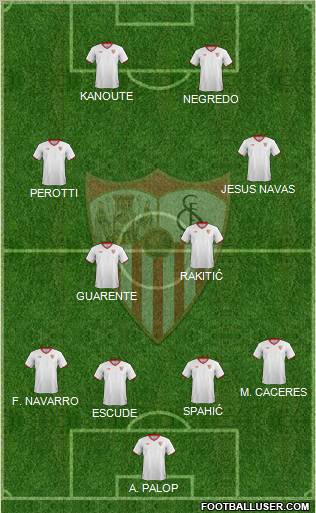 Sevilla F.C., S.A.D. Formation 2011
