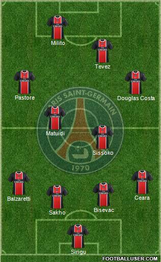 Paris Saint-Germain Formation 2011