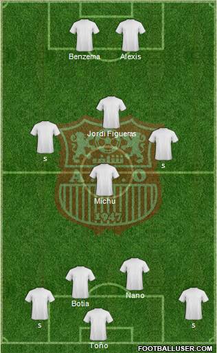 Amel Saad Olympic Chlef football formation