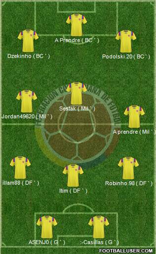 Colombia Formation 2011