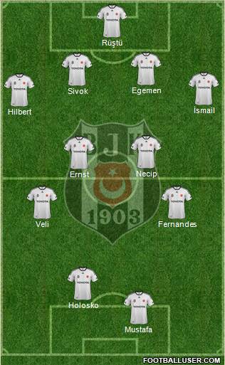 Besiktas JK Formation 2011