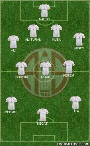 Antalyaspor A.S. Formation 2011