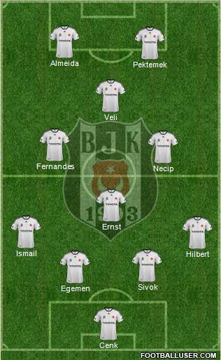 Besiktas JK Formation 2011