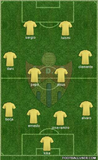 C.D. Ourense Formation 2011