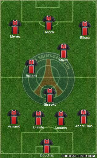 Paris Saint-Germain Formation 2011