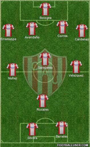 Unión de Santa Fe Formation 2011