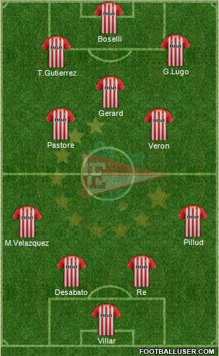 Estudiantes de La Plata Formation 2011