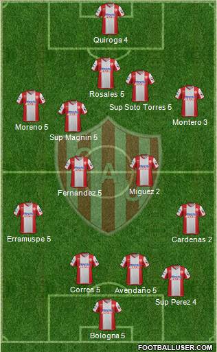 Unión de Santa Fe Formation 2011