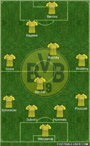 Borussia Dortmund Formation 2011