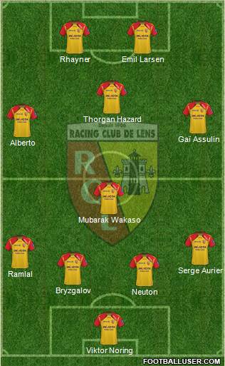 Racing Club de Lens Formation 2011