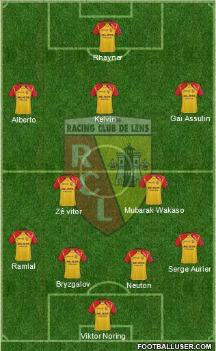Racing Club de Lens Formation 2011