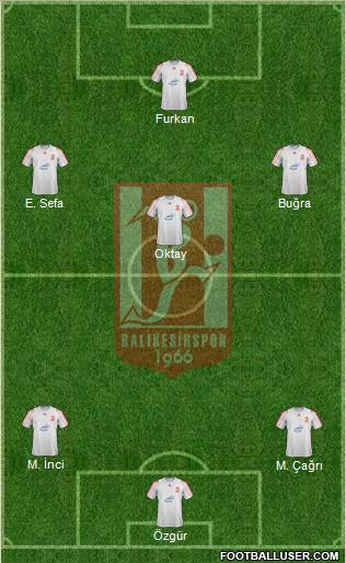 Balikesirspor Formation 2011