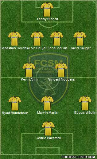 FC Sochaux-Montbéliard Formation 2011