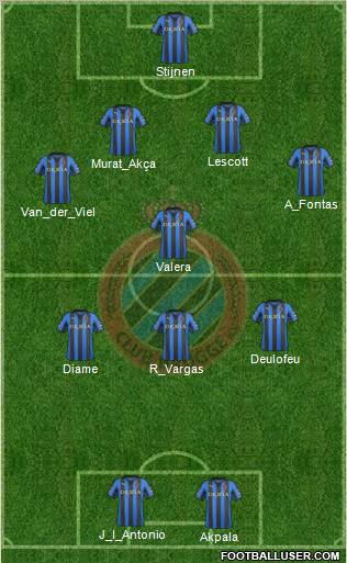 Club Brugge KV Formation 2011