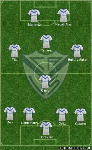 Vélez Sarsfield Formation 2011