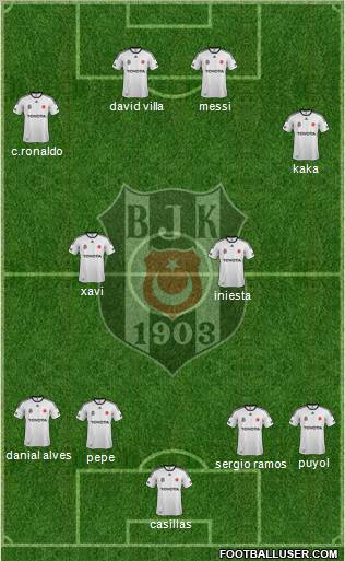 Besiktas JK Formation 2011