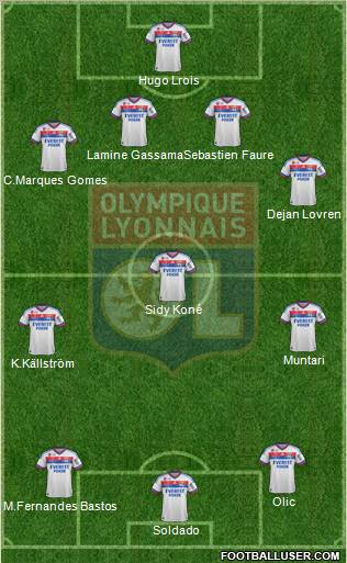 Olympique Lyonnais Formation 2011