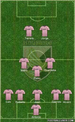Città di Palermo Formation 2011