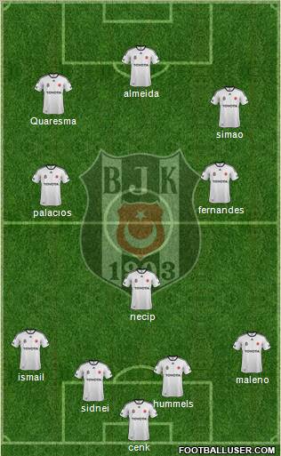 Besiktas JK Formation 2011