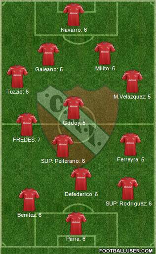 Independiente Formation 2011