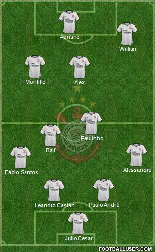 SC Corinthians Paulista Formation 2011