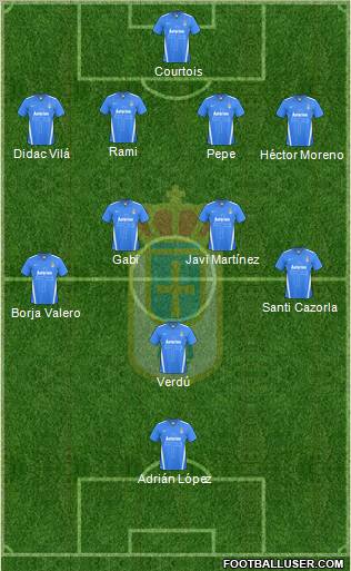 Real Oviedo S.A.D. Formation 2011