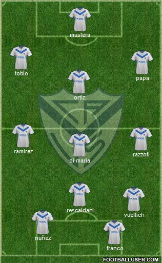 Vélez Sarsfield Formation 2011