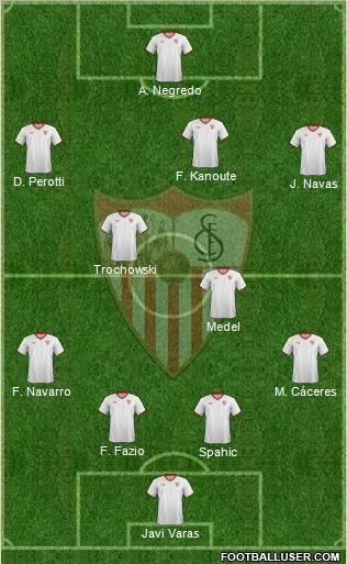 Sevilla F.C., S.A.D. Formation 2011