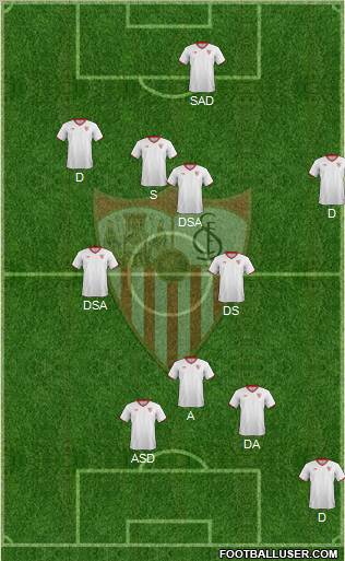 Sevilla F.C., S.A.D. Formation 2011