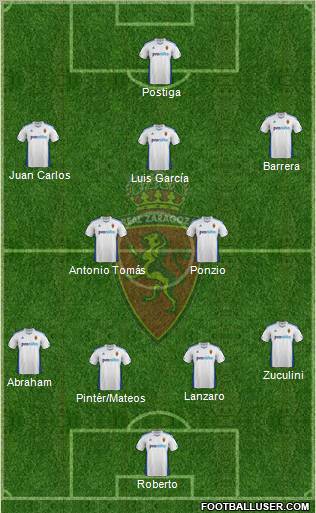 R. Zaragoza S.A.D. Formation 2011