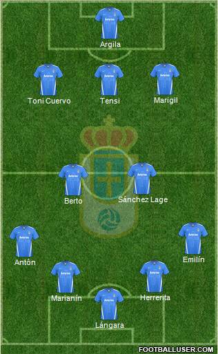 Real Oviedo S.A.D. Formation 2011