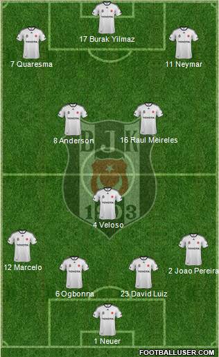 Besiktas JK Formation 2011