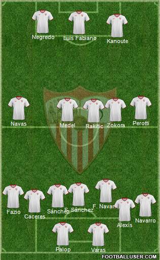 Sevilla F.C., S.A.D. Formation 2011