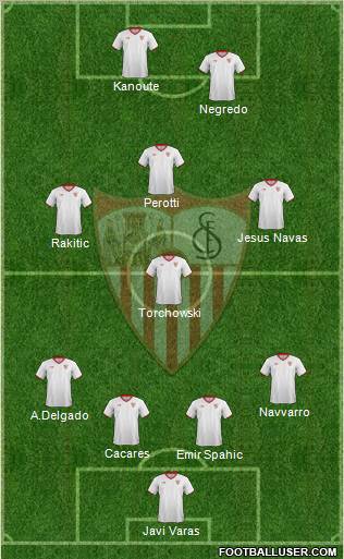 Sevilla F.C., S.A.D. Formation 2011