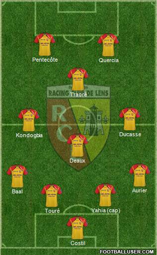 Racing Club de Lens Formation 2011