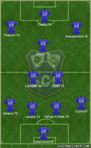 Sporting Club Bastia Formation 2011