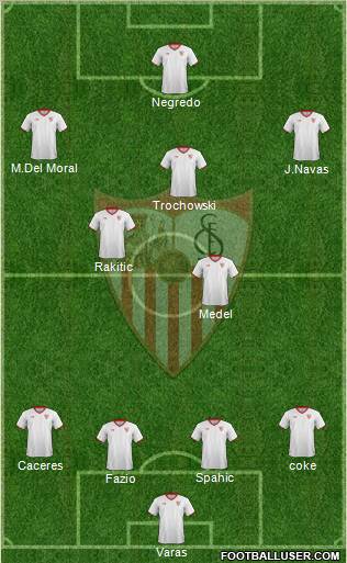 Sevilla F.C., S.A.D. Formation 2011