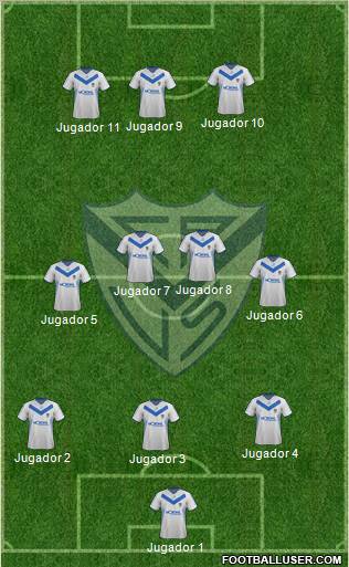 Vélez Sarsfield Formation 2011