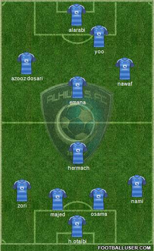 Al-Hilal (KSA) Formation 2011