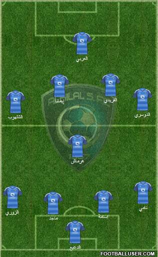 Al-Hilal (KSA) Formation 2011