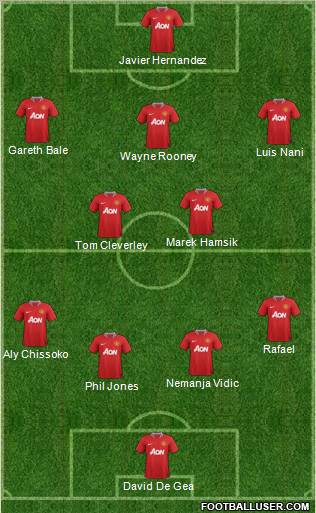 Manchester United Formation 2011