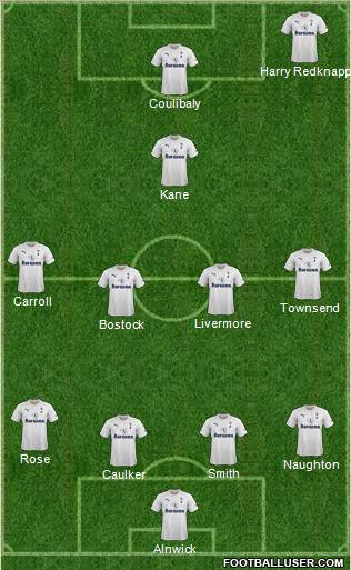 Tottenham Hotspur Formation 2011