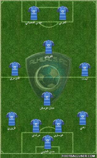 Al-Hilal (KSA) Formation 2011
