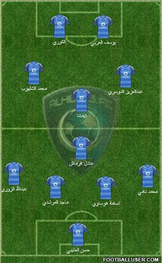 Al-Hilal (KSA) Formation 2011