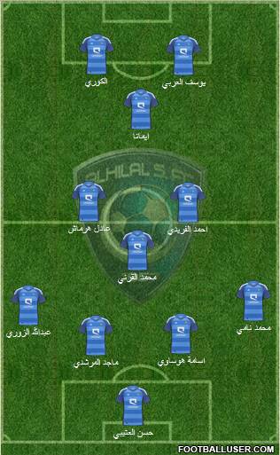Al-Hilal (KSA) Formation 2011